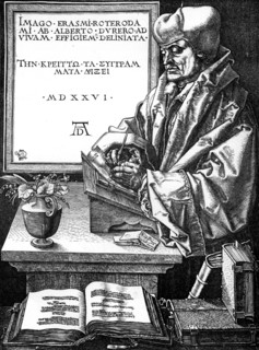 Desiderius Erasmus, Dutch author, scholar and humanist, (1893). Artist: Unknown