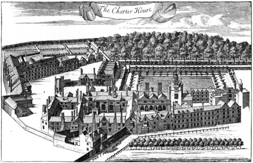The Charter House Hospital, London, 1775, (1893). Artist: Unknown