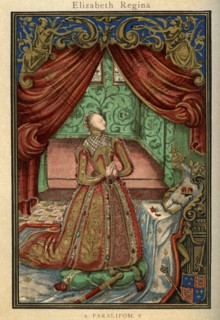 Queen Elizabeth I at prayer, 1569, (1893). Artist: Unknown