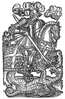 The Redcrosse Knight, 1598, (1893). Artist: Unknown