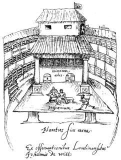 The Swan Theatre, London, 1596, (1893). Artist: Unknown