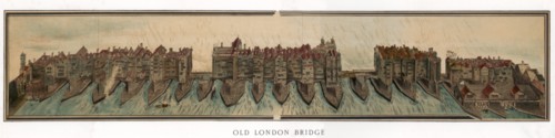 Old London Bridge, c1600 (1893). Artist: Unknown