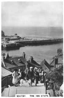 The 199 steps, Whitby, 1936. Artist: Unknown