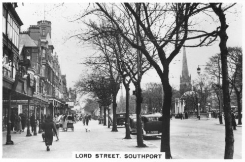 Lord Street, Southport, 1937. Artist: Unknown