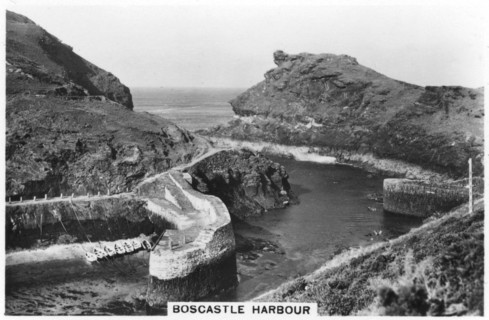 Boscastle Harbour, Cornwall, 1937. Artist: Unknown