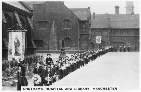 Chetham's Hospital and Library, Manchester, 1937. Artist: Unknown