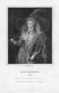 Elizabeth I, Queen of England, (1832).Artist: William Thomas Fry
