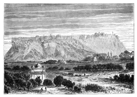 The Fortress of Gwalior. Artist: Unknown