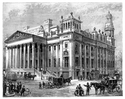 The Royal Exchange, Manchester. Artist: Unknown