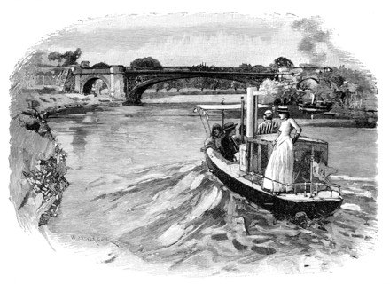 The Albert Bridge, Windsor, Berkshire. Artist: Unknown
