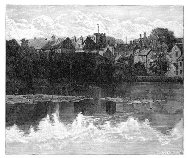 The birthplace of Richard Cobden, Midhurst, Sussex.Artist: J Harmsworth