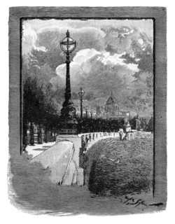 The Victoria Embankment, London. Artist: Unknown