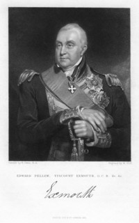 Edward Pellew, 1st Viscount Exmouth, British naval officer, 1831.Artist: W Holl