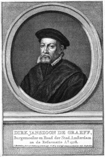 Dirk Janszoon de Graeff, 16th century Mayor of Amsterdam, (18th century). Artist: Jacobus Houbraken