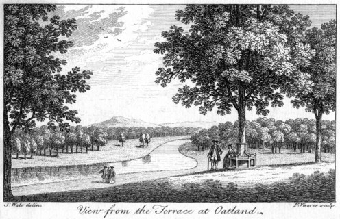 'View from the Terrace at Oatland', 18th century.Artist: Francois Vivares