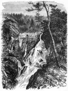 'Falls of Sainte Anne, below Quebec', 19th century. Artist: Unknown