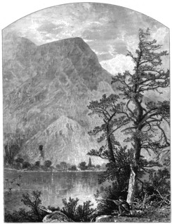 View of a spur of the Blue Mountains, Delaware Water Gap, New Jersey, USA, 1877. Artist: Unknown