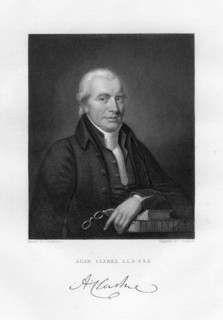 Adam Clarke (c1760-1832), British Methodist theologian and biblical scholar, 19th century.Artist: J Thomson