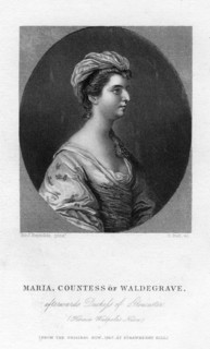 Maria Walpole (1736-1807), Countess Waldegrave, 1867.Artist: S Bull