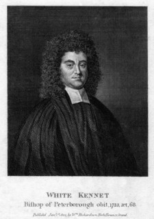 White Kennet (1660-1728), historian and Bishop of Peterborough, 1803. Artist: Unknown