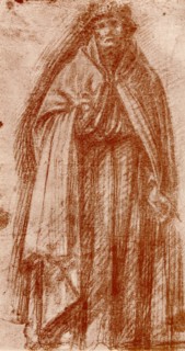 Study for the figure of an apostle, 1913.Artist: Fra Bartolomeo