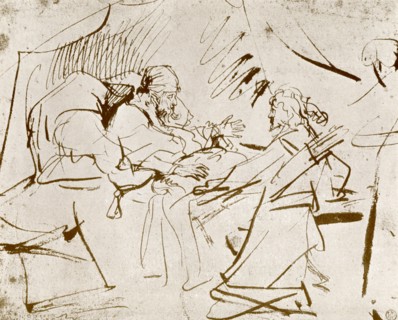'Jacob at Isaac's Bedside', 1913.Artist: Rembrandt Harmensz van Rijn