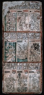 A page from the Dresden codex, Maya manuscript, 1901. Artist: Unknown