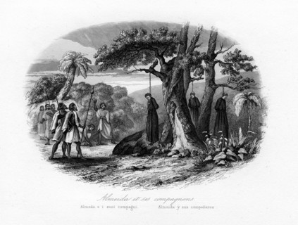 Martyrdom of Almeida and his companions, c1840. Artist: N Remond