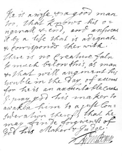 A letter from William Penn of Pennsylania, late 17th-early 18th century, (1840).Artist: William Penn