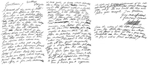 A letter from George Villiers about the Great Fire of London, 6 September 1666, (1840). Artist: George Villiers, Duke of Buckingham