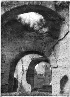 Ruins of the thermal baths of Caracalla, Rome, 1886. Artist: Unknown