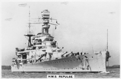 Battlecruiser HMS 'Repulse', 1937. Artist: Unknown