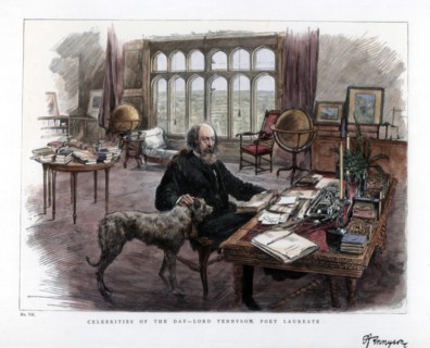 Alfred Lord Tennyson (1809-1892), poet laureate, 1884.Artist: Roberts