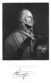 'Ernest Augustus, King of Hanover', 1837. Artist: Unknown