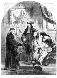 William III intrusting the young Duke of Gloucester to Bishop Burnett. Artist: Unknown