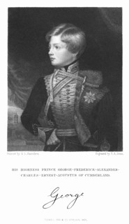 George Frederick Alexander Charles Ernest Augustus of Cumberland, 1831. Artist: TA Dean