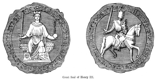 Great seal of Henry III. Artist: Unknown