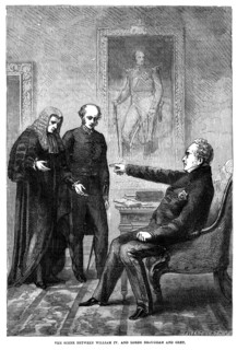 King William IV, Lord Henry Brougham and Lord Charles Grey, 1832.Artist: F Wentworth