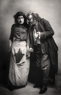Constance Collier (1878-1955) and Herbert Beerbohm Tree (1853-1917), English actors, 1906.Artist: FW Burford
