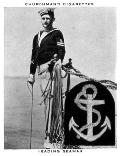 Leading Seaman, 1937.Artist: WA & AC Churchman