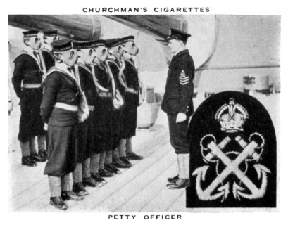 Petty Officer, 1937.Artist: WA & AC Churchman