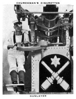 Gunlayer, 1937.Artist: WA & AC Churchman