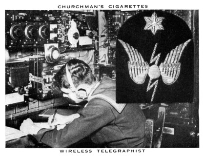 Wireless Telegraphist, 1937.Artist: WA & AC Churchman