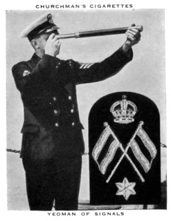 Yeoman of Signals, 1937.Artist: WA & AC Churchman