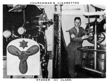 Stoker, (1st Class), 1937.Artist: WA & AC Churchman
