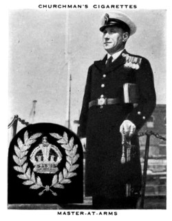 Master-At-Arms, 1937.Artist: WA & AC Churchman