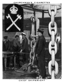 Chief Shipwright, 1937.Artist: WA & AC Churchman