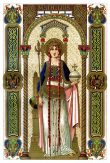 St Mathilda, 1886. Artist: Unknown