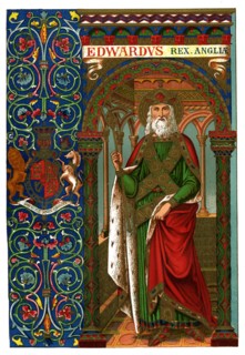 St Edward the Confessor, 1886. Artist: Unknown