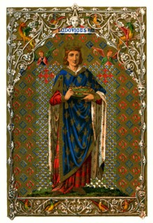 St Louis (Louis IX, King of France), 1886. Artist: Unknown